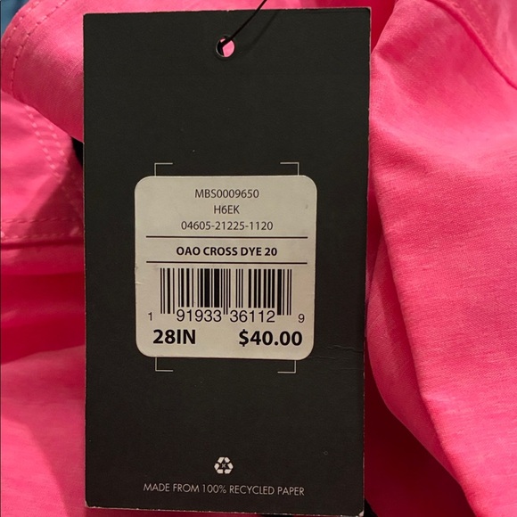 NWT Hurley One and Only Cross-Dye 20" Digital Pink Size 28 - Picture 4 of 6